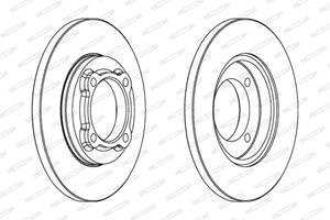 Ferodo Bremsscheibe Vorderachse  DDF429