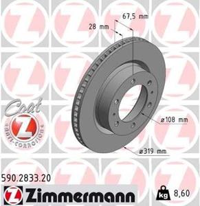 toyota Remschijf COAT Z 590283320