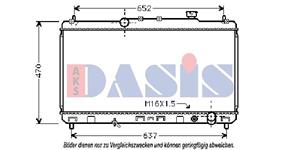 AKS Dasis Kühler, Motorkühlung  219071N