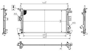 HART Kühler, Motorkühlung  637 130