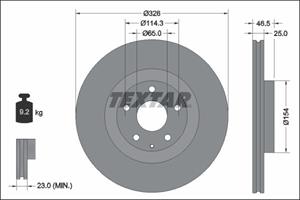 mazda Remschijf 92337603