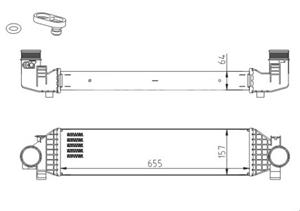 HART Ladeluftkühler  643 018