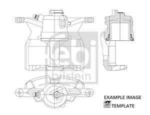 Febi Bilstein Bremssattel Hinterachse links  178760