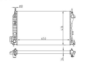 HART Kühler, Motorkühlung  602 771