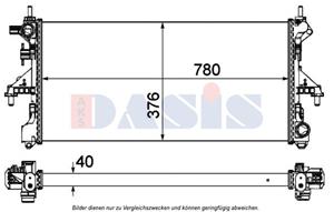 AKS Dasis Kühler, Motorkühlung  080113N