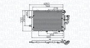 opel Condensor, airconditioning BC891
