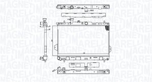 Magneti Marelli Kühler, Motorkühlung  350213110400