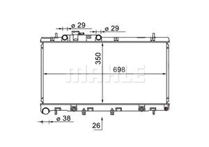 Mahle Original Kühler, Motorkühlung  CR 1580 000S