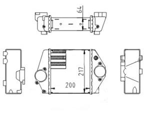 HART Ladeluftkühler  612 084