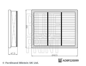 opel Luchtfilter ADBP220099