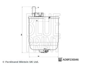 Blue Print Kraftstofffilter  ADBP230046