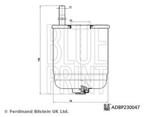 hyundai Brandstoffilter ADBP230047