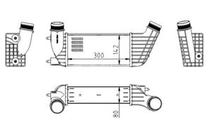 HART Ladeluftkühler  612 522