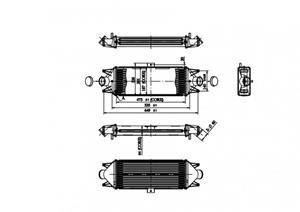 HART Ladeluftkühler  612 532