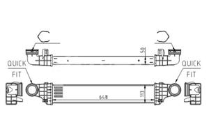 HART Ladeluftkühler  612 562