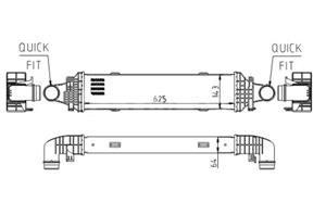 HART Ladeluftkühler  612 565