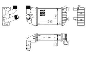 HART Ladeluftkühler  612 723