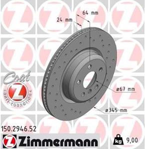 bmw Remschijf SPORT REMSCHIJF COAT Z 150294652