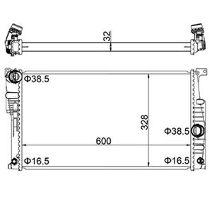 HART Kühler, Motorkühlung  623 439