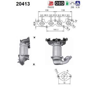 Katalysator Ford/Mazda 20413