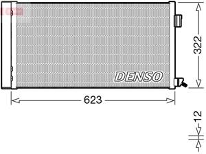 Denso Kondensator, Klimaanlage  DCN11010