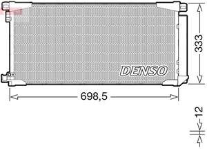 toyota Condensor, airconditioning DCN50115