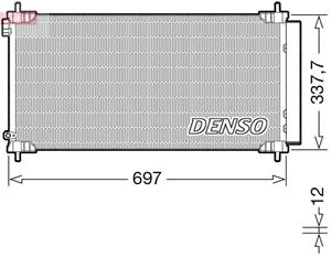 Kondensator, Klimaanlage Denso DCN50120