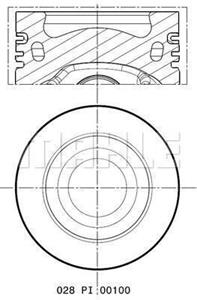 mahleoriginal Kolben Mahle Original 028 PI 00100 000