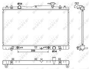 Radiateur NRF, u.a. für Suzuki