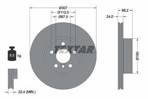 bmw Remschijf 92326805