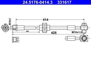 opel Remslang 24517604143