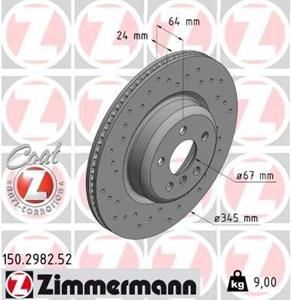 bmw Remschijf SPORT REMSCHIJF COAT Z 150298252