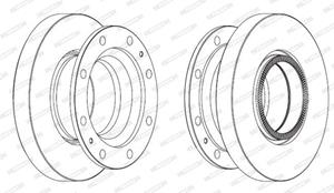 Ferodo Bremsscheibe  FCR278A