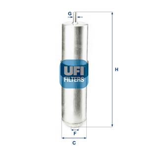 UFI Kraftstofffilter  31.857.04