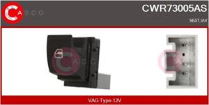 Casco Schalter, Fensterheber beifahrerseitig  CWR73005AS