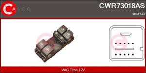 Casco Schalter, Fensterheber fahrerseitig  CWR73018AS