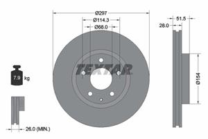 mazda Remschijf 92257405