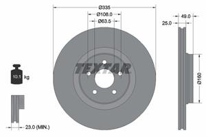 ford Remschijf 92317805