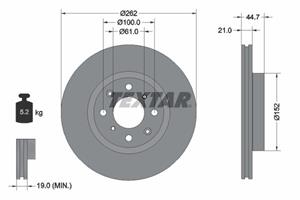 honda Remschijf 92334003