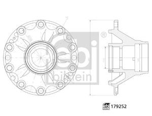 Febi Bilstein Radnabe Vorderachse  179252