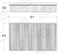 Champion Luftfilter  U612/606