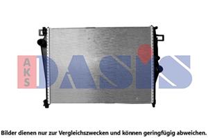 AKS Dasis Kühler, Motorkühlung  120135N