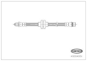 Bremsschlauch Vorderachse Corteco 49394951