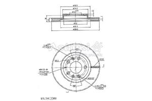 Ashuki Bremsscheibe Vorderachse  M606-47