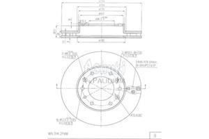 Bremsscheibe Vorderachse Ashuki Y089-78