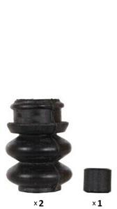 Elstock Bremssattel Hinterachse rechts hinter der Achse  87-1255
