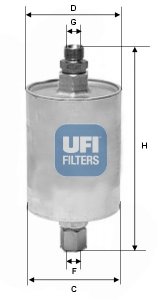 UFI Kraftstofffilter  31.575.00