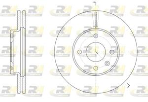 Roadhouse Bremsscheibe Vorderachse  61456.10