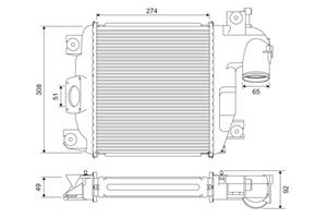 Valeo Ladeluftkühler  818321