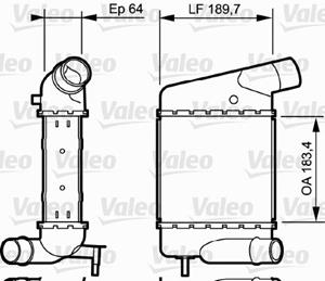 Valeo Ladeluftkühler  818835